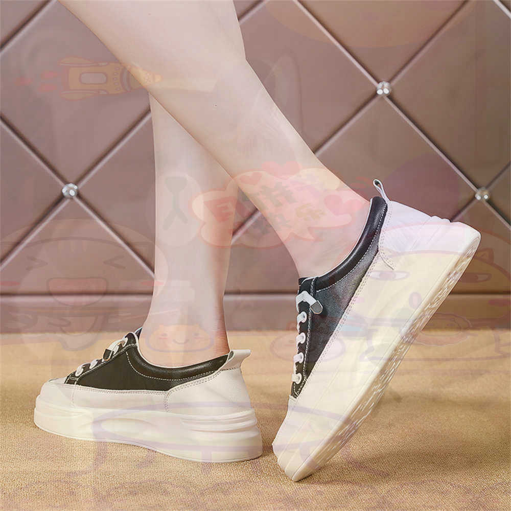 Women Shoes Made In Italy - レースアップ分厚いローファー女性スケートボードスポーツシューズバスケットスニーカーリアルポータ​​ブルニュース Beskets Teni 高品質