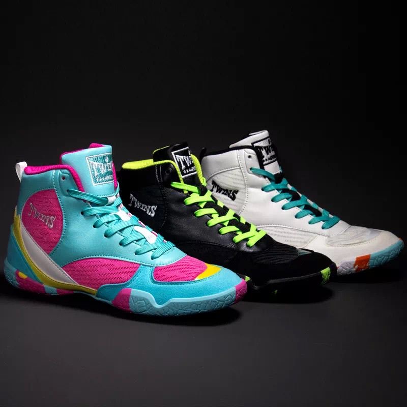 Women'S Shoes Vs Men'S Size - プロレスブーツ男性用女性用ブラックホワイトボクシングスニーカーカップル通気性ファイティングブーツジムトレーニングシューズ