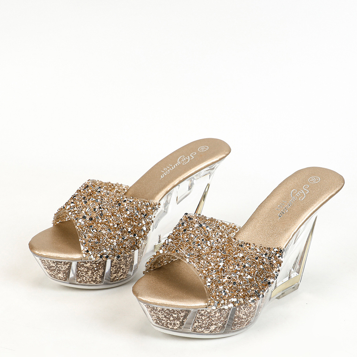 1101-64 スロープヒール 11CM ナイトクラブ ハイ - Women'S Shoes Trendy のレビューと価格
