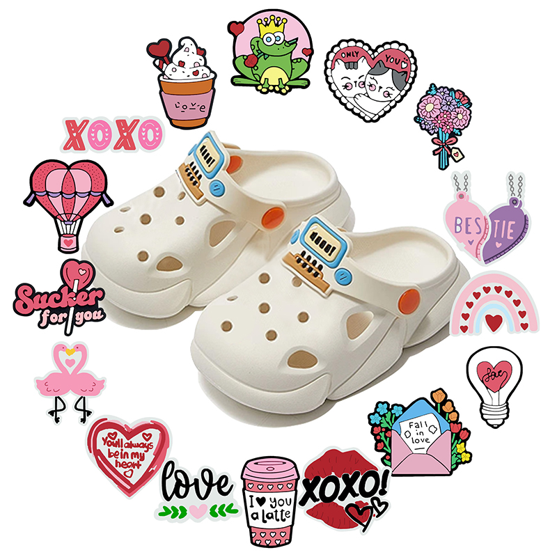 女性と女の子のための靴のアクセサリー,素敵な装飾,バレンタイ - Women'S Shoes Crocs のレビューと価格