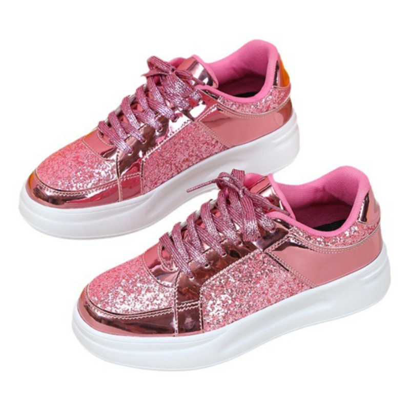 ファッションスパンコールシューズ女性カジュアルウォーキングシ - Women'S Shoes Trendy のレビューと価格