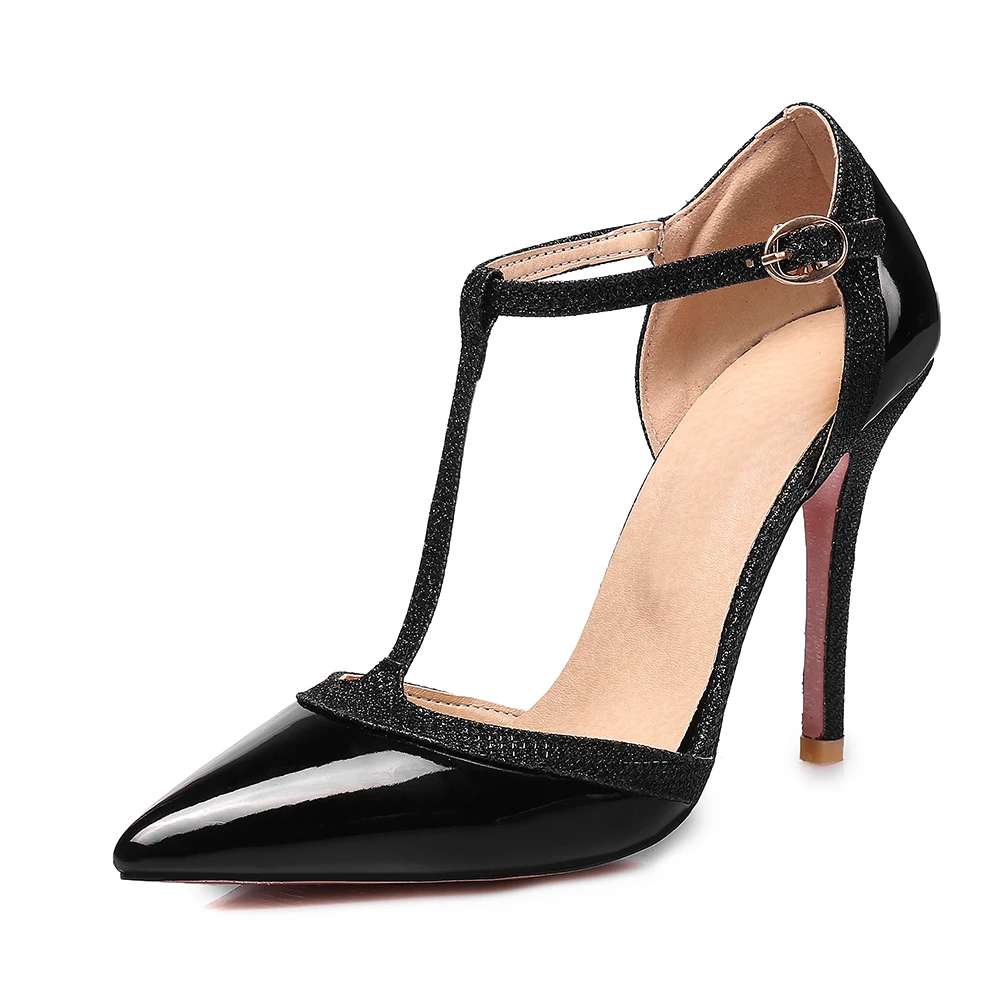 真新しい夏のセクシーな赤いアプリコット黒人女性サンダルハイヒ - Women Shoes Branded のレビューと価格