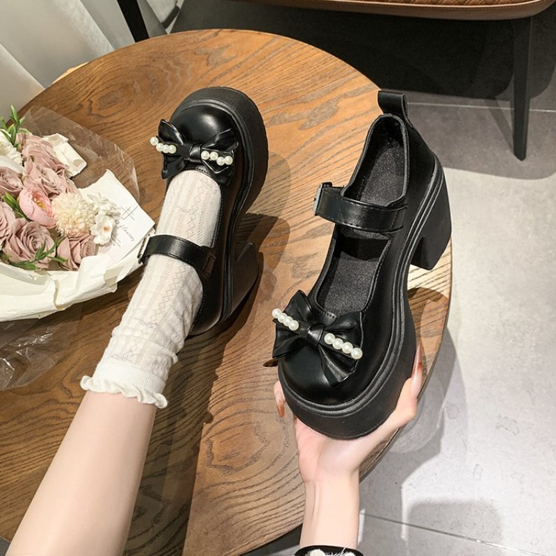 2026 ロリータシューズ黒スーパーハイヒールメアリージェー - Women'S Shoes Large のレビューと価格