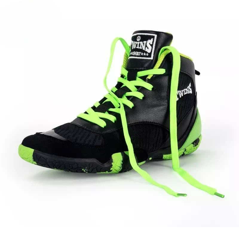 プロレスブーツ男性用女性用ブラックホワイトボクシングスニーカ - Women'S Shoes Vs Men'S Size のレビューと価格