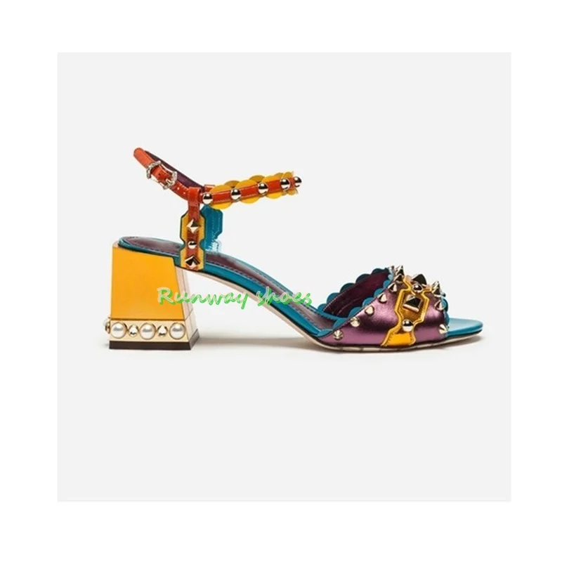 ラインストーンパールヒールTストラップレディースサンダルラウ - Women'S Shoes Clogs のレビューと価格