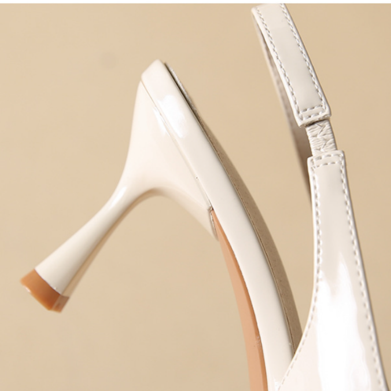女性用セクシーハイヒールサンダル、つま先が閉じた靴、7cmワ - Women'S Shoes Size 40 In Us のレビューと価格