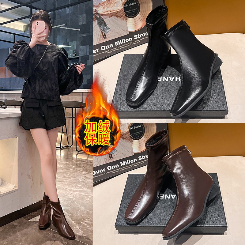 新しいポインテッドトゥモダンレディースアンクルブーツ、女性用 - Women'S Shoes Size 40 In Us のレビューと価格