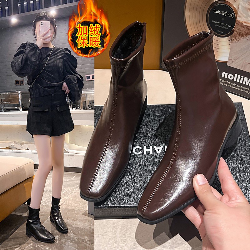 新しいポインテッドトゥモダンレディースアンクルブーツ、女性用 - Women'S Shoes Size 40 In Us のレビューと価格